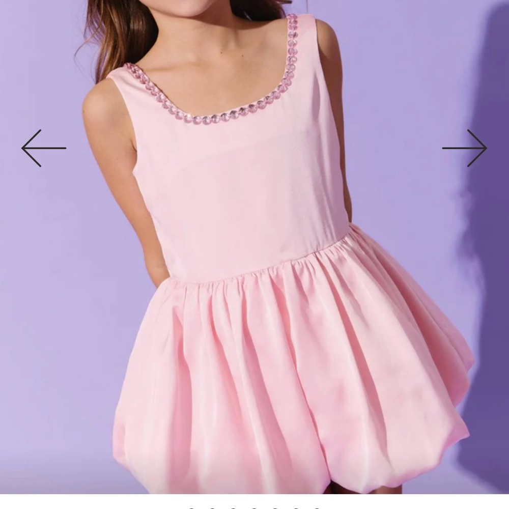 Lola + the boys PASTEL GEMS BUBBLE DRESS
